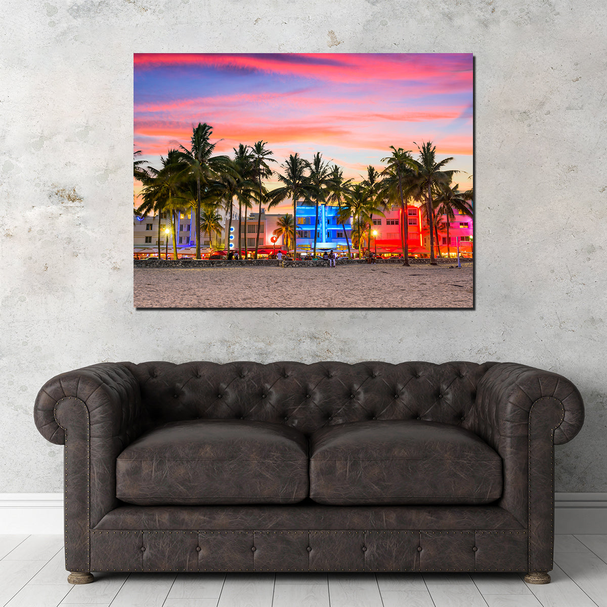 Miami Beach Ocean Drive Wall Art