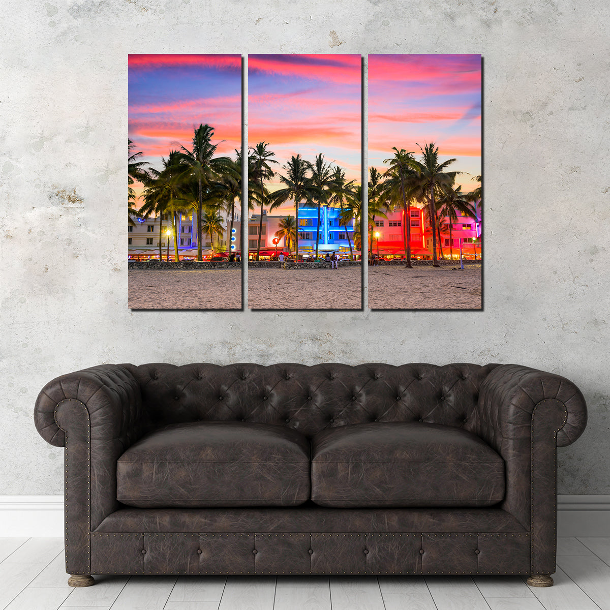 Miami Beach Ocean Drive Wall Art