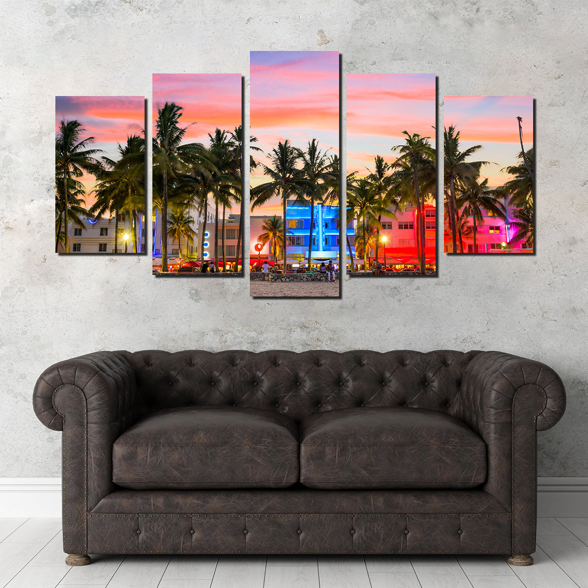 Miami Beach Ocean Drive Wall Art
