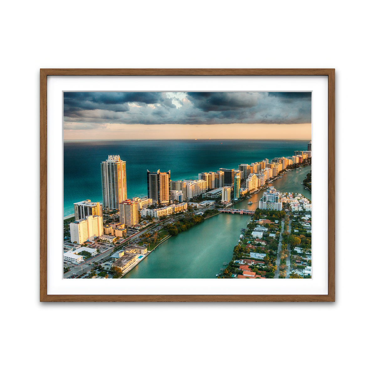 Framed Print 4x3 Walnut
