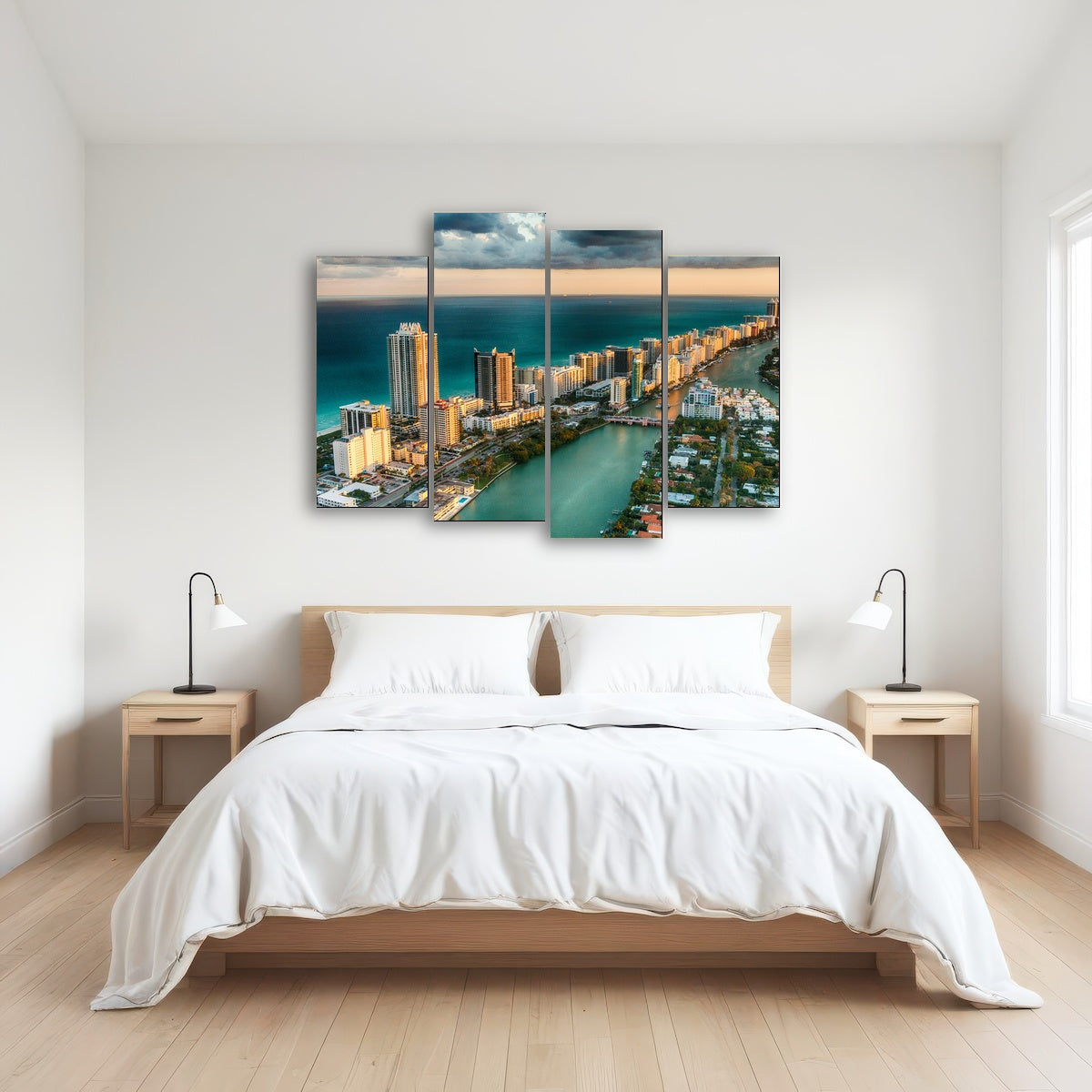 AUTO-MOCKUP ROOM | Miami Beach skyline