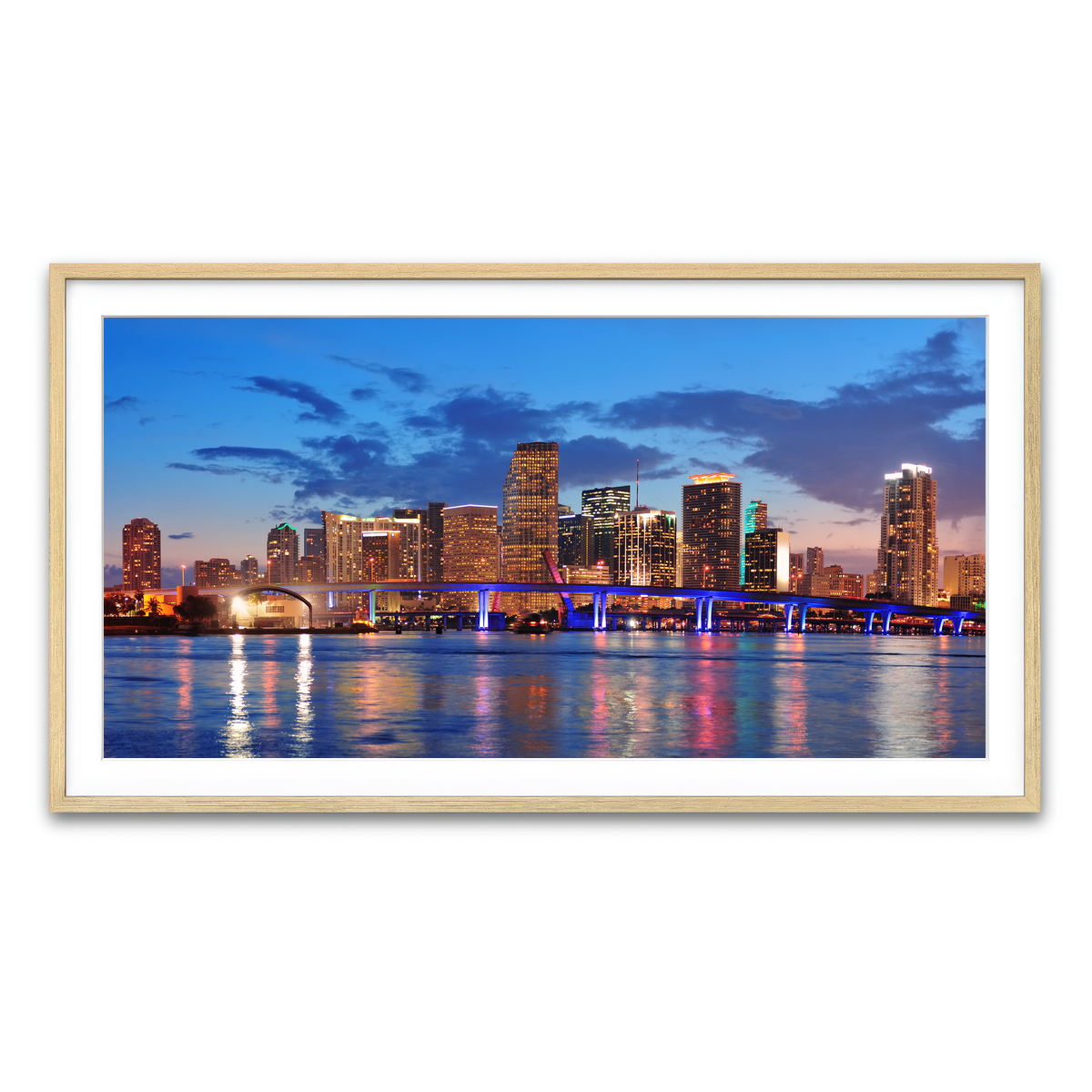 Framed Print 2x1 Natural