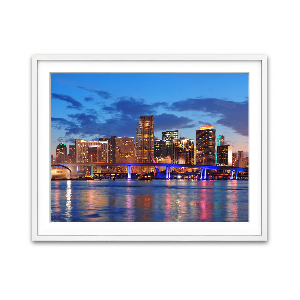 Framed Print 4x3 White