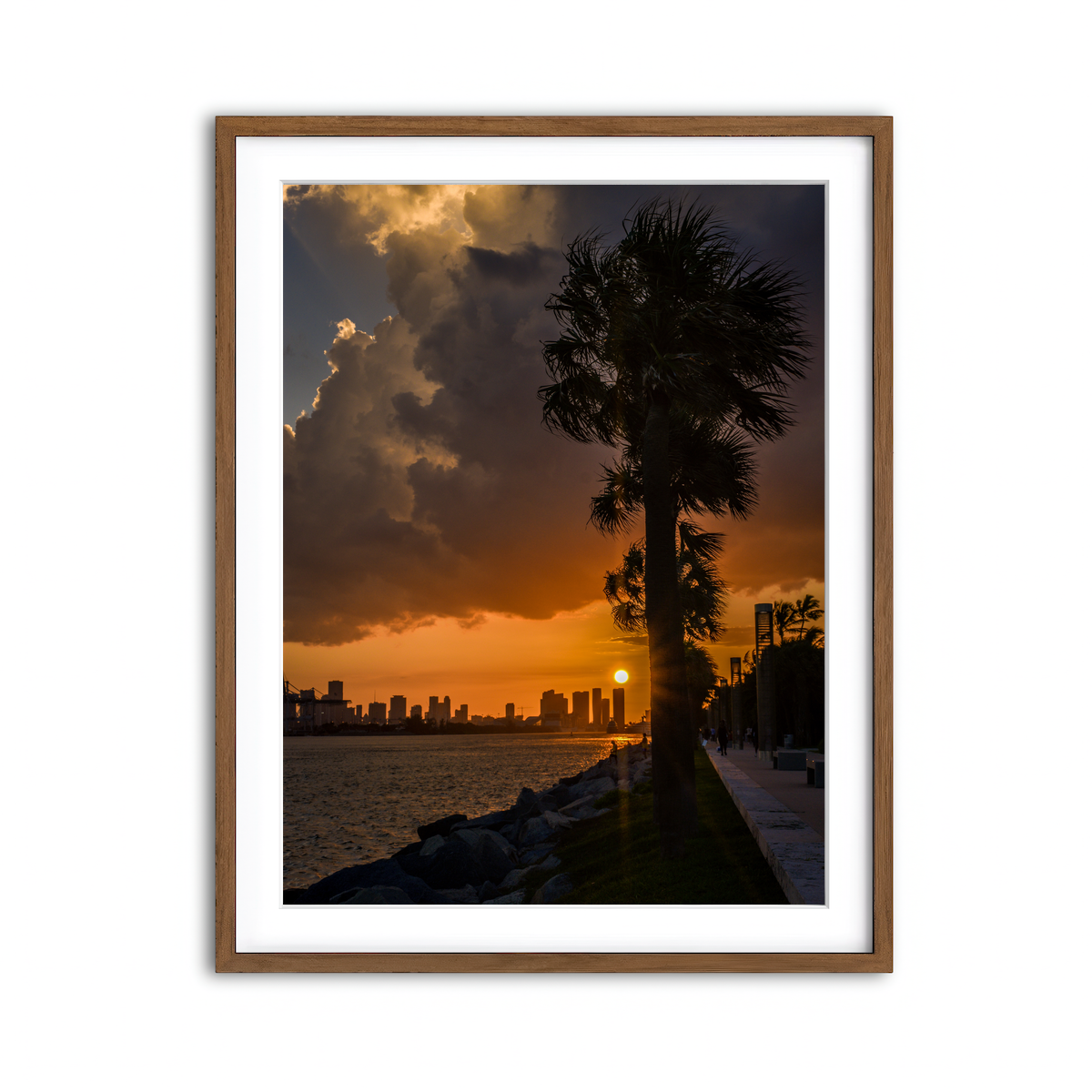 Framed Print 3x4 Walnut