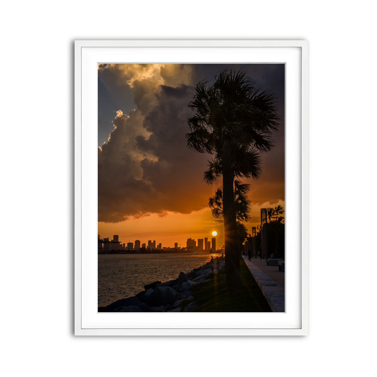 Framed Print 3x4 White