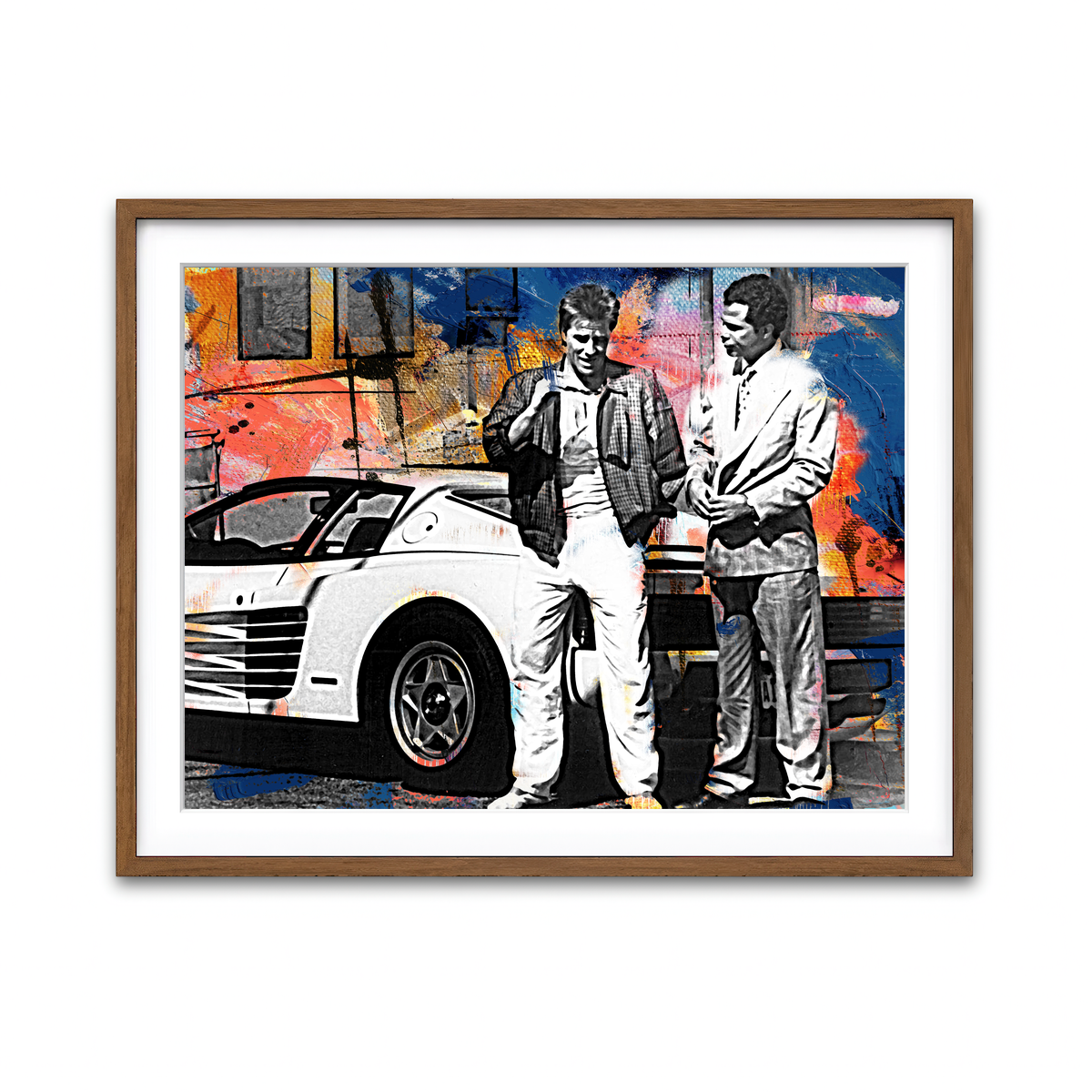 Framed Print 4x3 Walnut