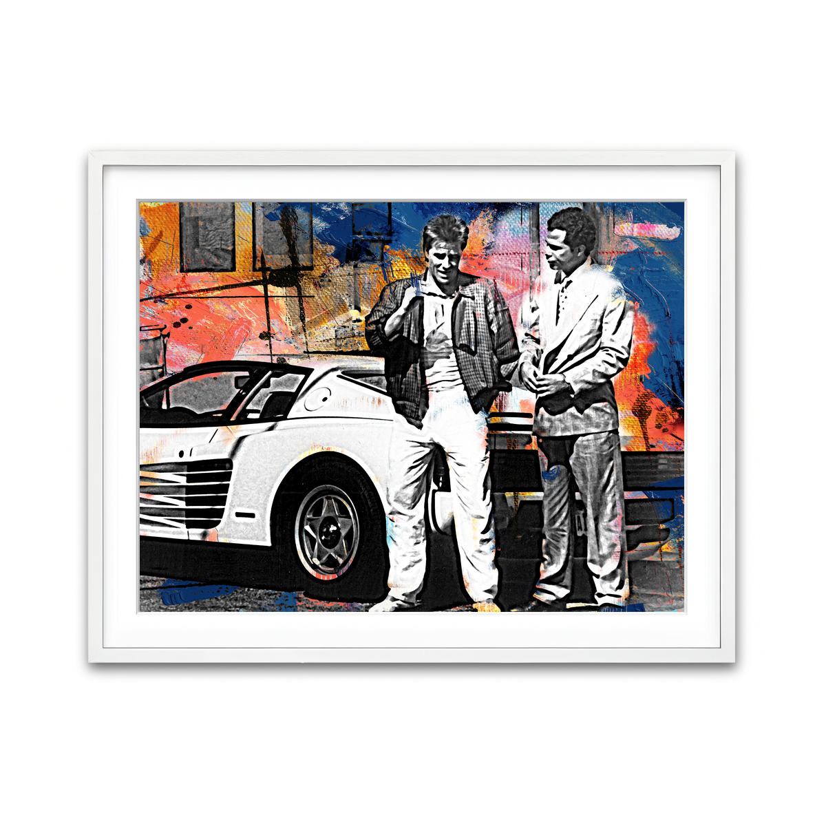 Framed Print 4x3 White