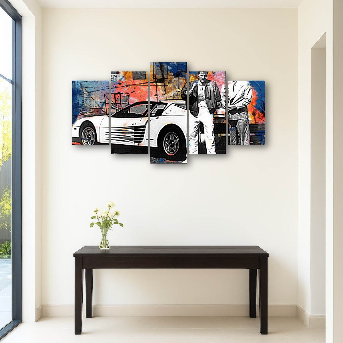 AUTO-MOCKUP ROOM | Miami Vice-Ferrari