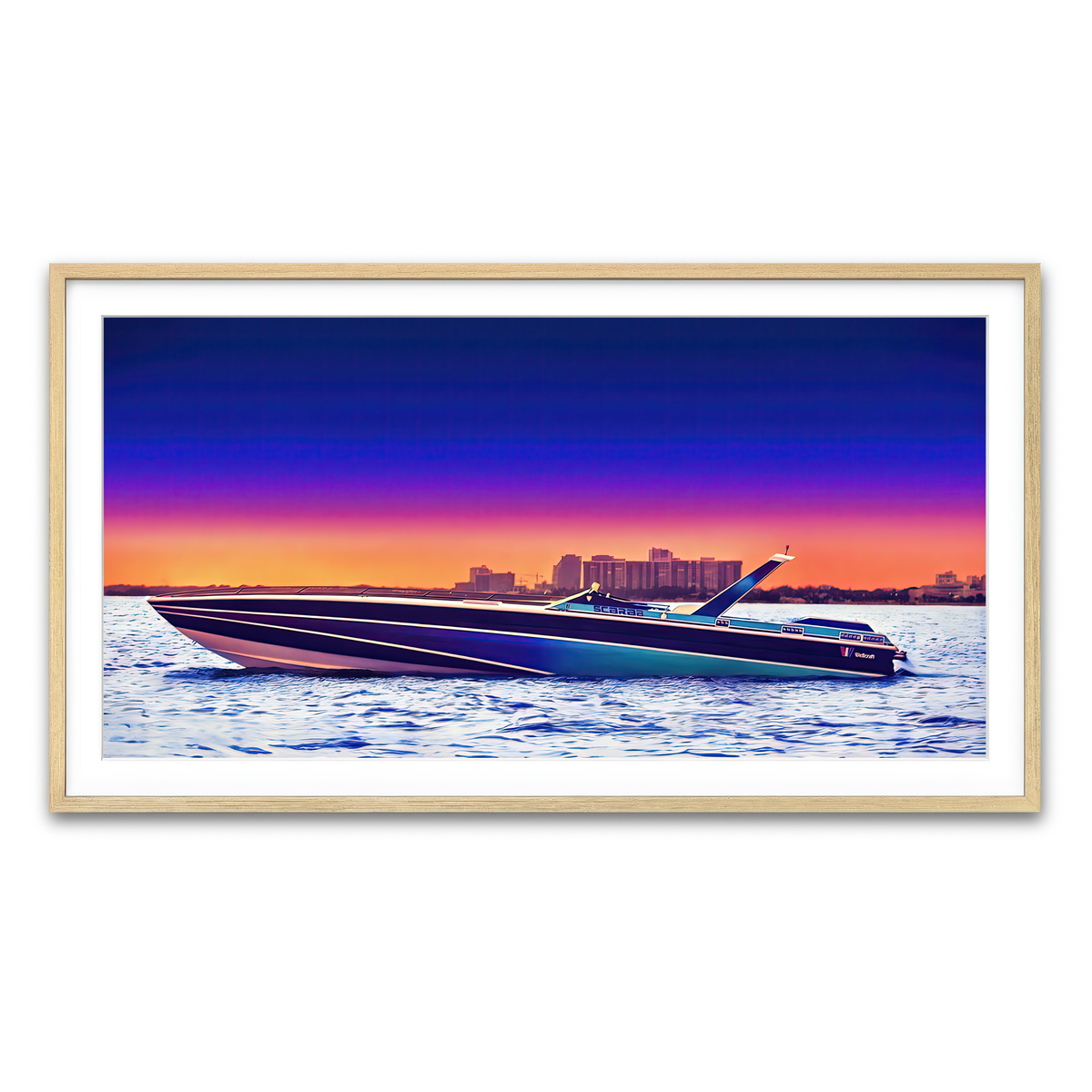Framed Print 2x1 Natural