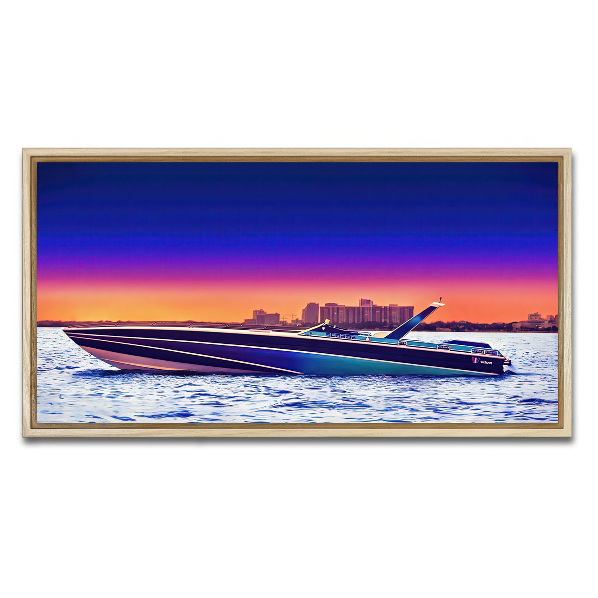 AUTO-MOCKUP WHITE | Miami Vice Scarab | 1 Piece | Natural Framed Canvas | group=2x1