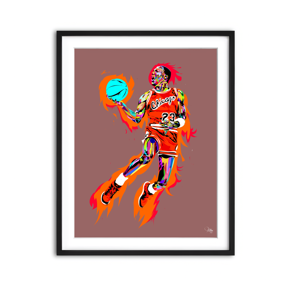 Framed Print 3x4 Black