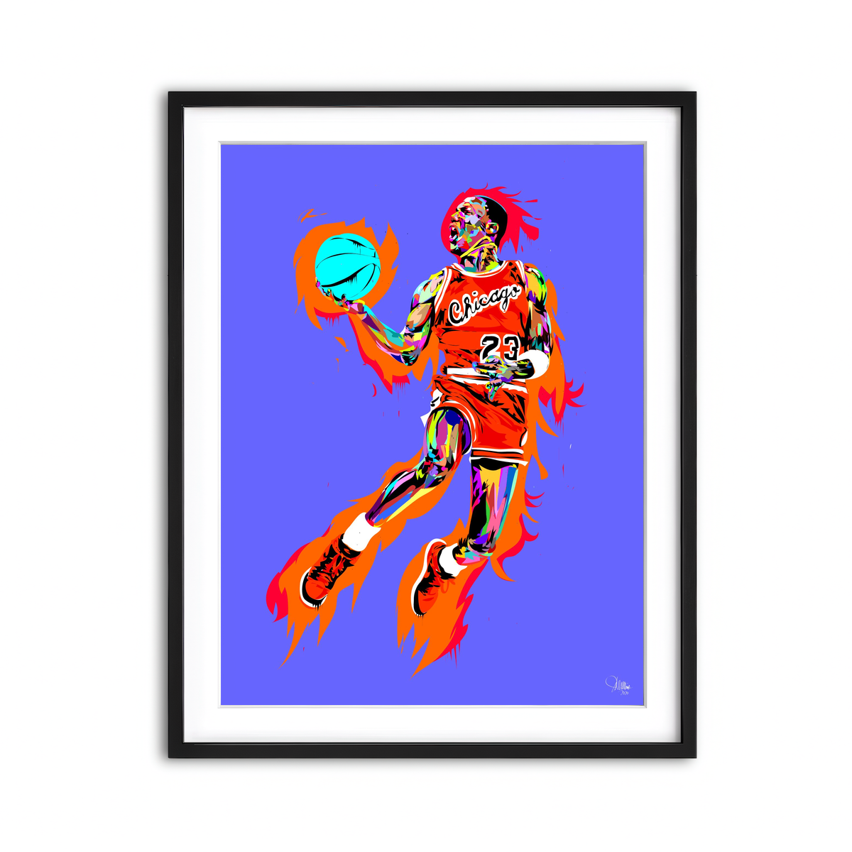 Framed Print 3x4 Black