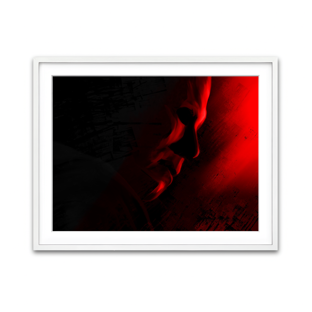 Framed Print 4x3 White