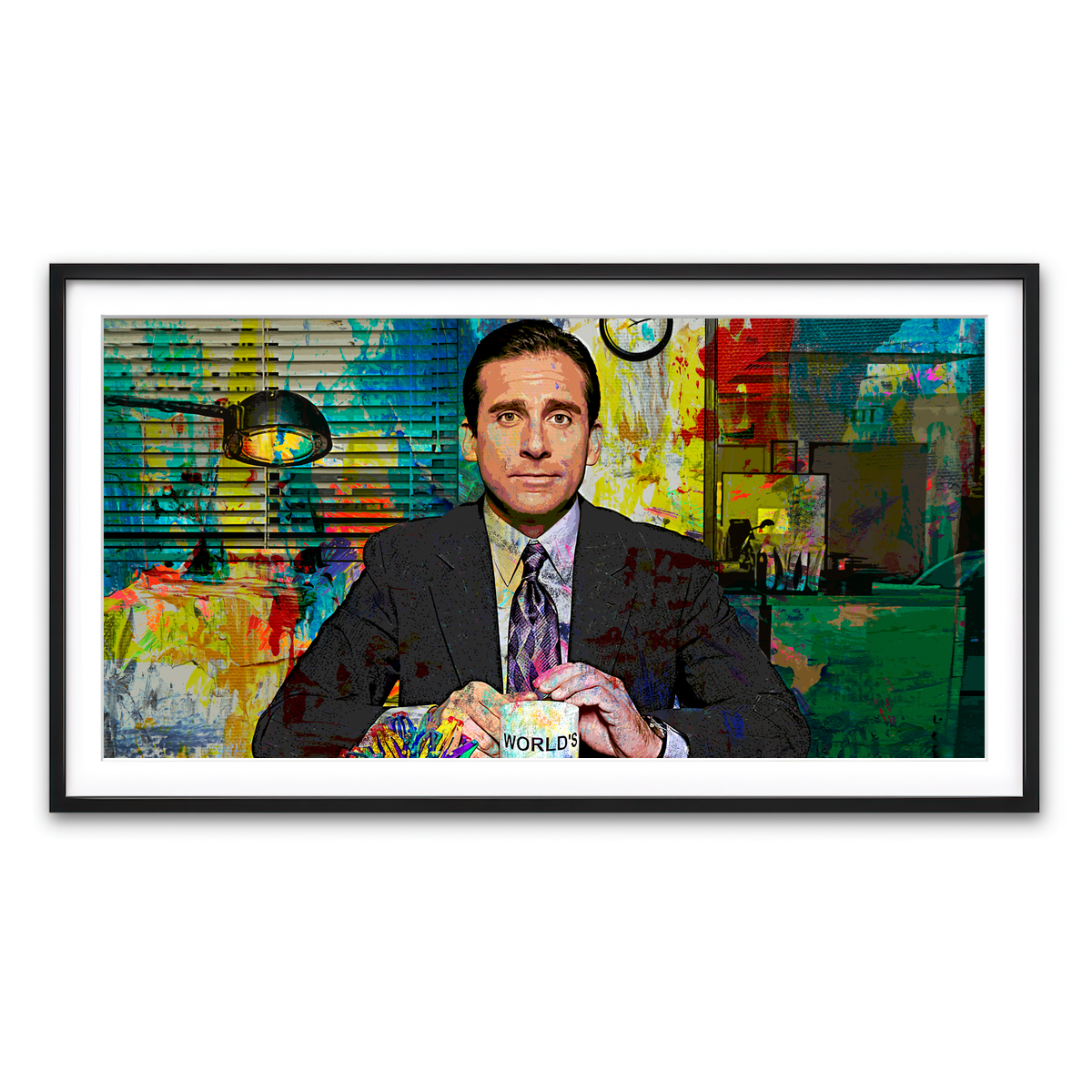 Framed Print 2x1 Black