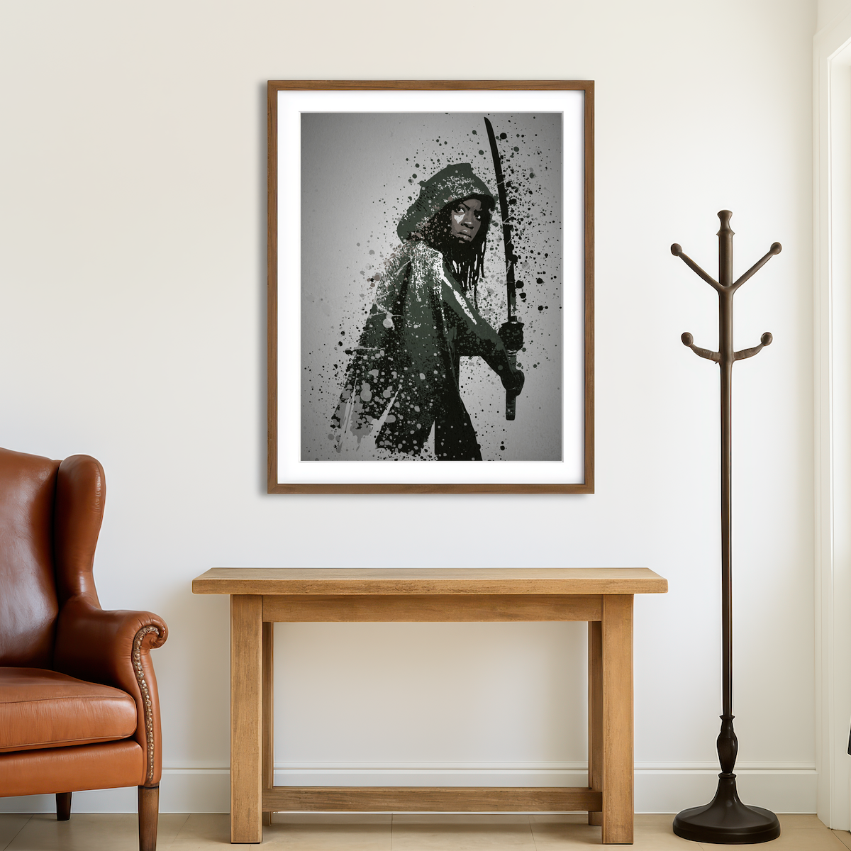 AUTO-MOCKUP ROOM | Michonne Wall Art