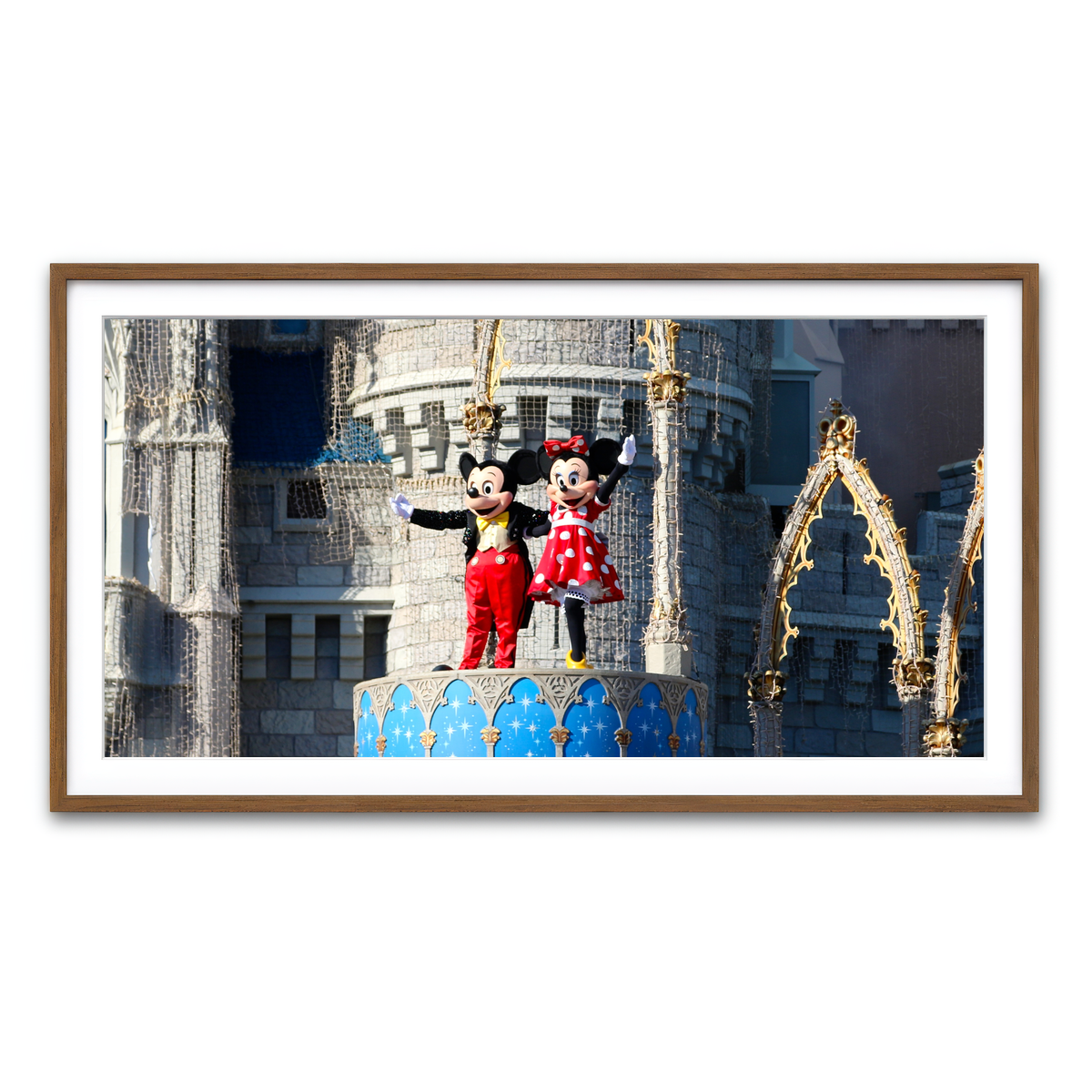 Framed Print 2x1 Walnut