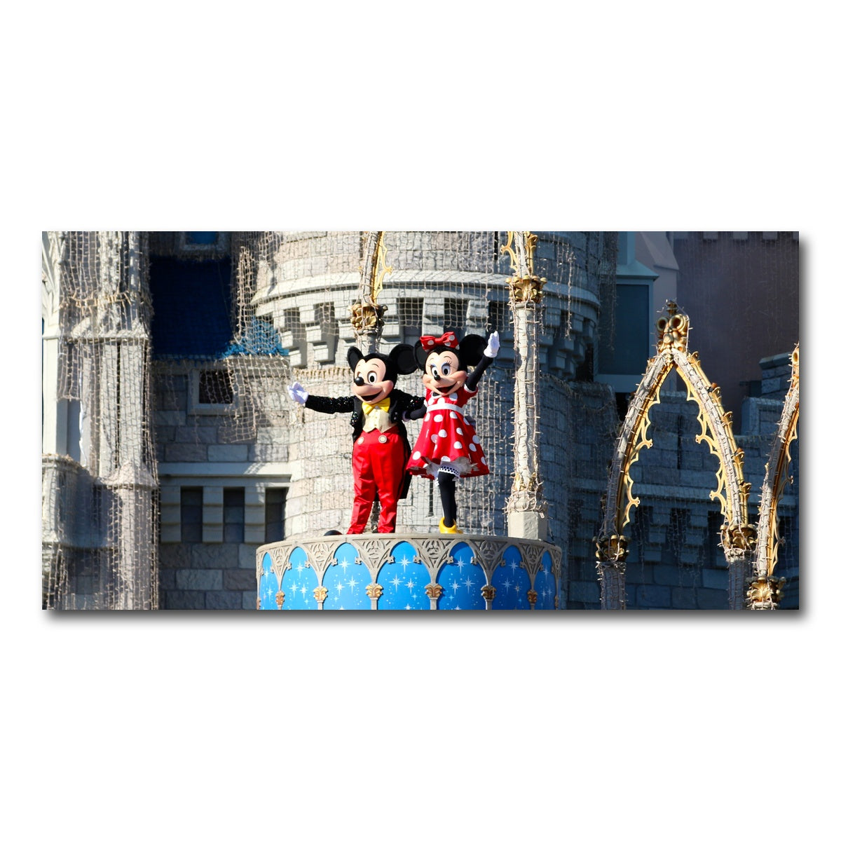 AUTO-MOCKUP WHITE | Mickey & Minnie Disney World | 1 Piece | Gallery Wrap Canvas | group=2x1