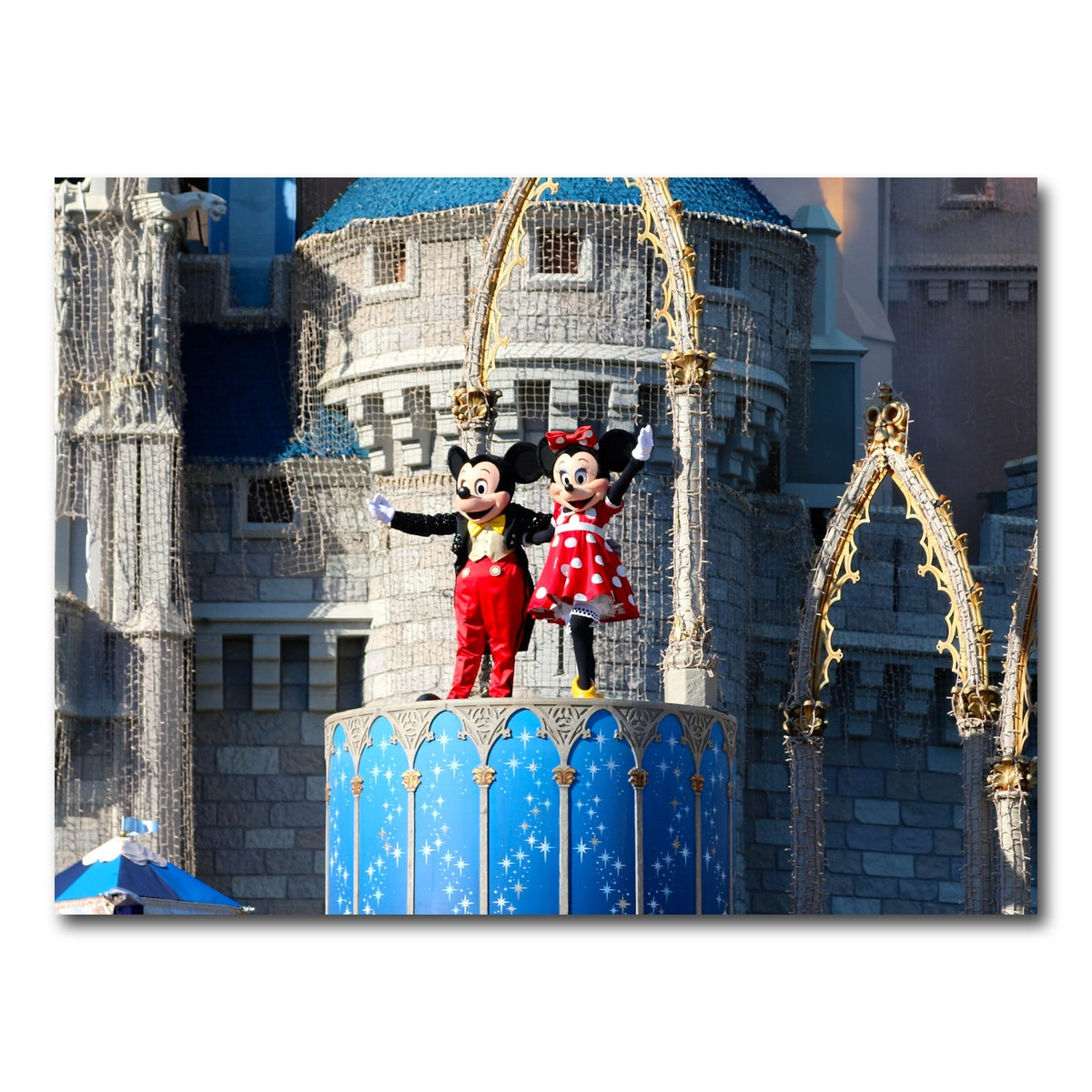 AUTO-MOCKUP WHITE | Mickey & Minnie Disney World | 1 Piece | Gallery Wrap Canvas | group=4x3