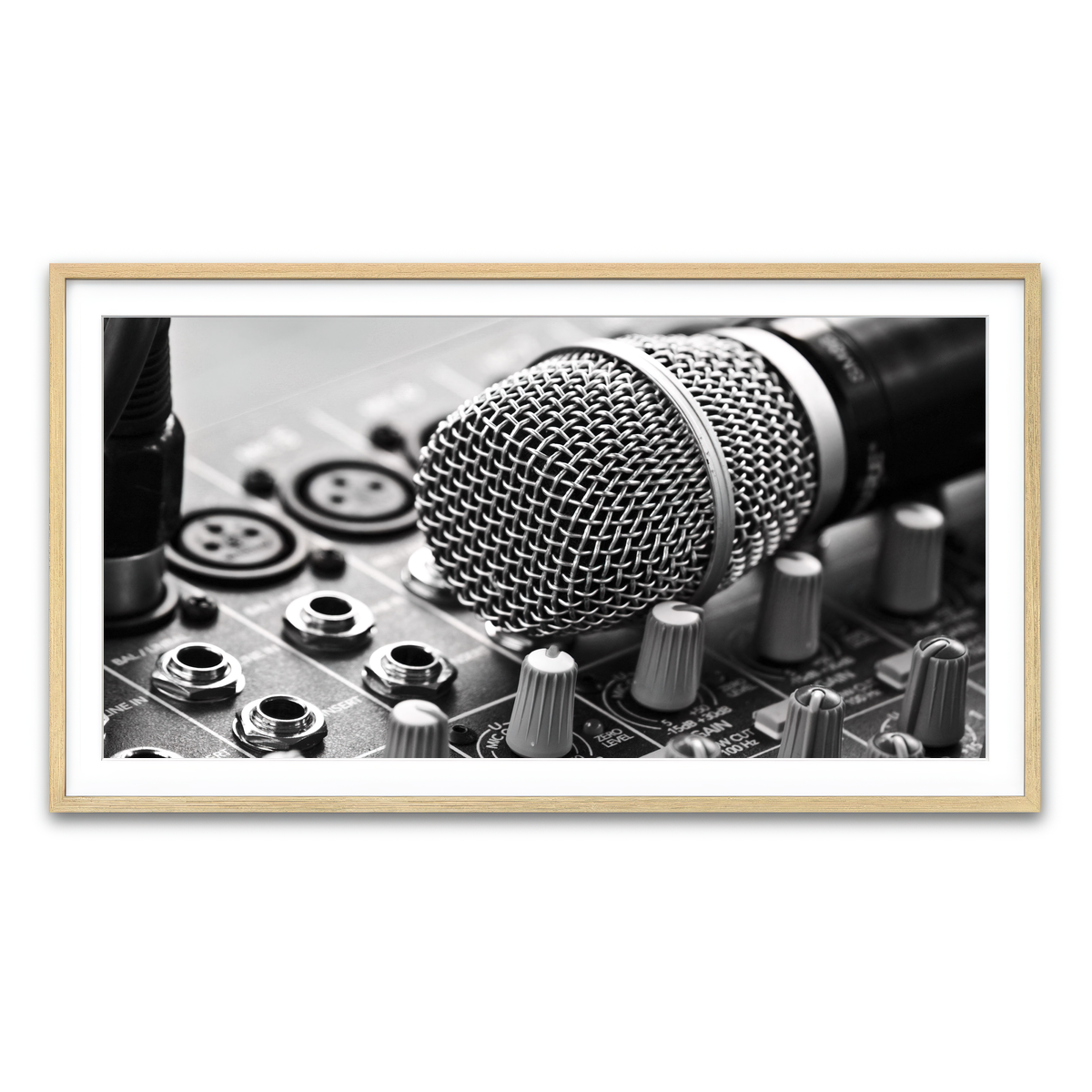 Framed Print 2x1 Natural