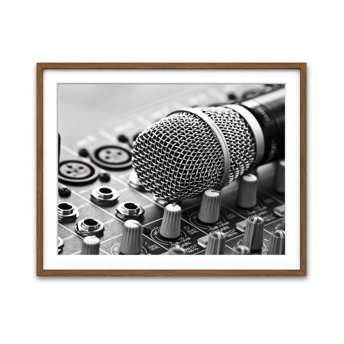 Framed Print 4x3 Walnut