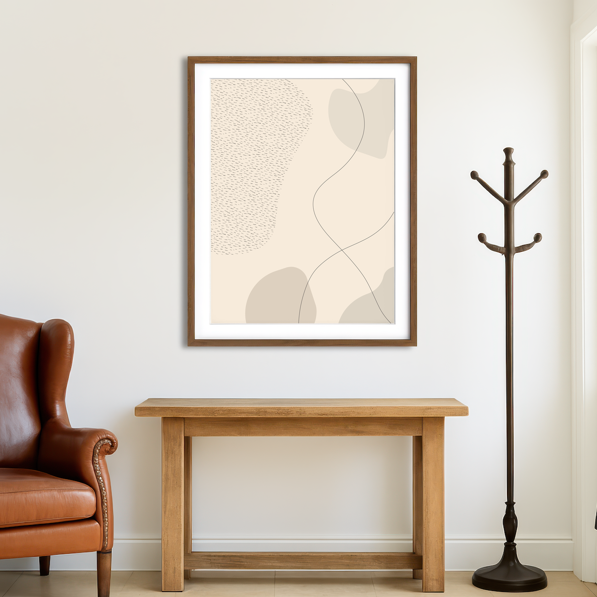 AUTO-MOCKUP ROOM | Mid-Century Modern No. 3 Wall Art