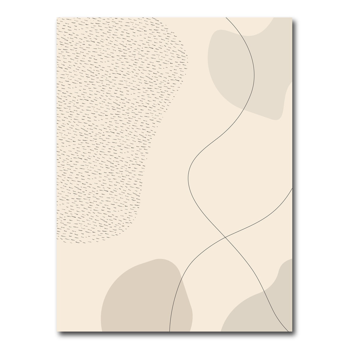 AUTO-MOCKUP WHITE | Mid-Century Modern No. 3 | 1 Piece | Gallery Wrap Canvas | group=3x4
