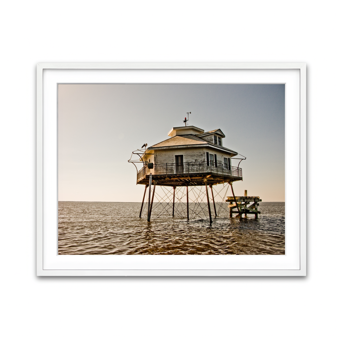 Framed Print 4x3 White