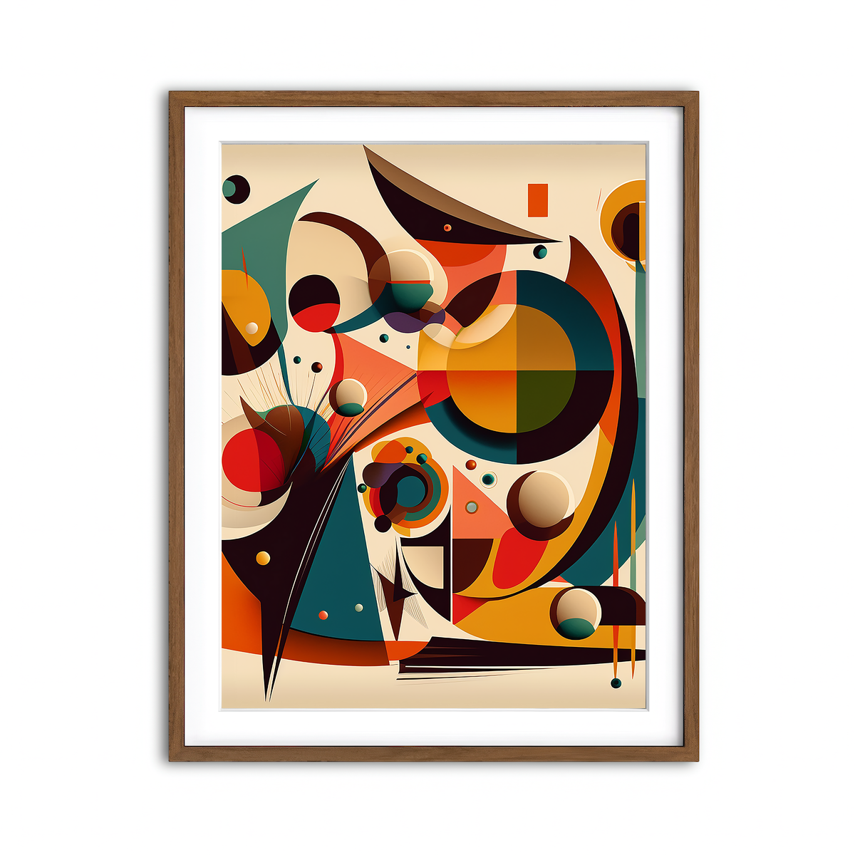 Framed Print 3x4 Walnut