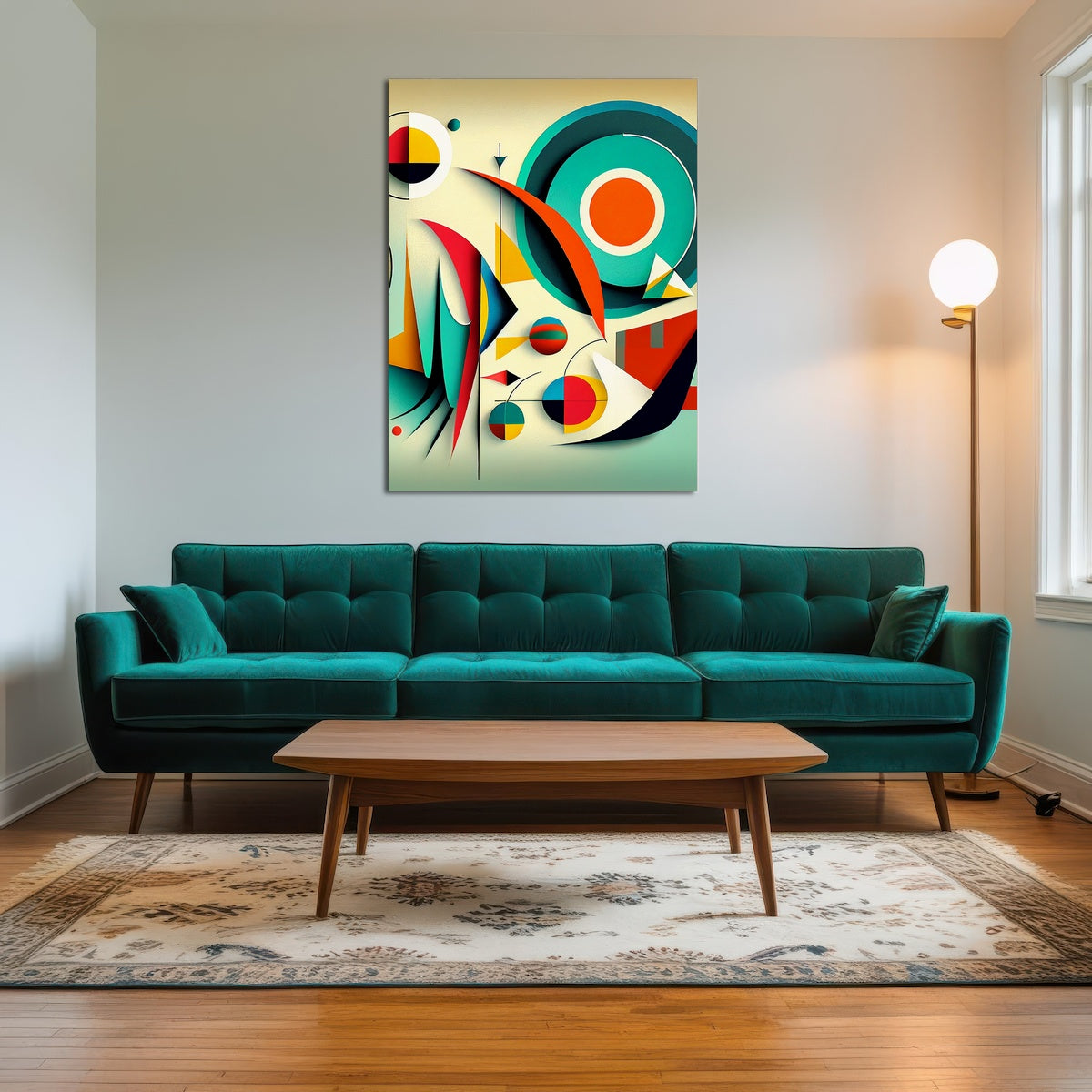 AUTO-MOCKUP ROOM | Mid Century Abstract S2