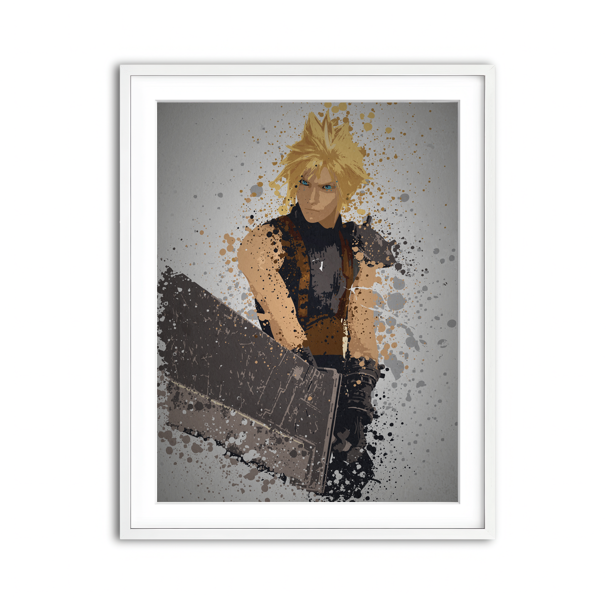 Framed Print 3x4 White