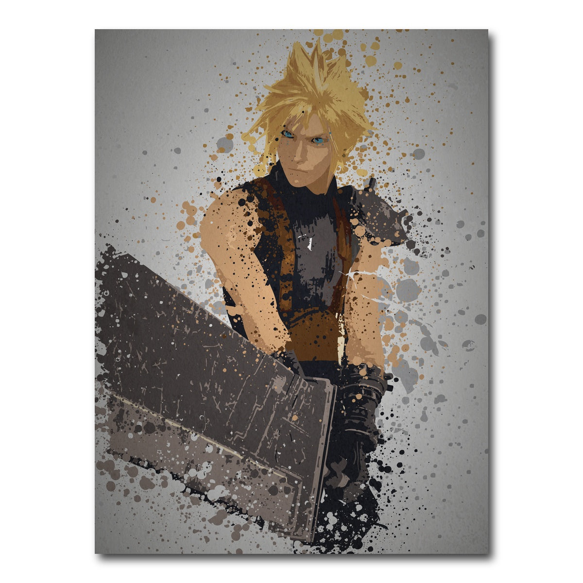 AUTO-MOCKUP WHITE | Midgar Mercenary | 1 Piece | Gallery Wrap Canvas | group=3x4