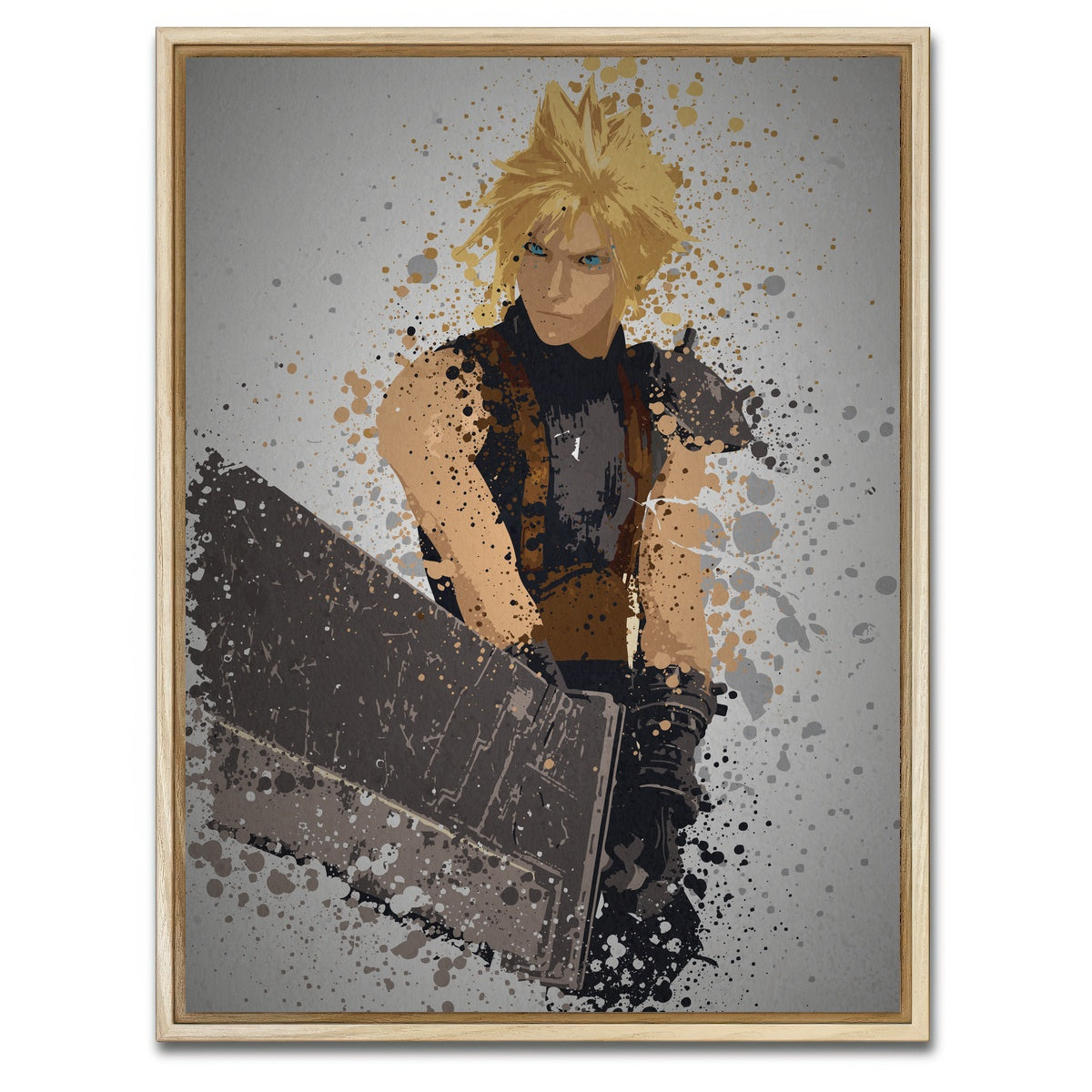 AUTO-MOCKUP WHITE | Midgar Mercenary | 1 Piece | Natural Framed Canvas | group=3x4