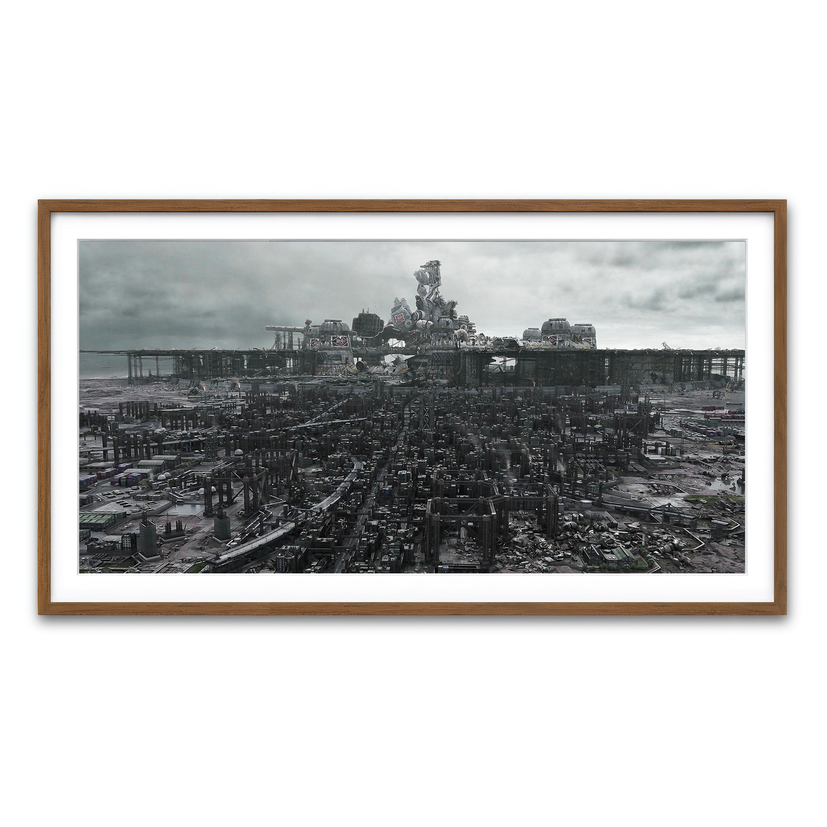 Framed Print 2x1 Walnut