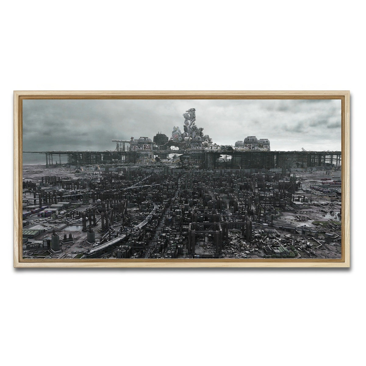 AUTO-MOCKUP WHITE | Midgar | 1 Piece | Natural Framed Canvas | group=2x1