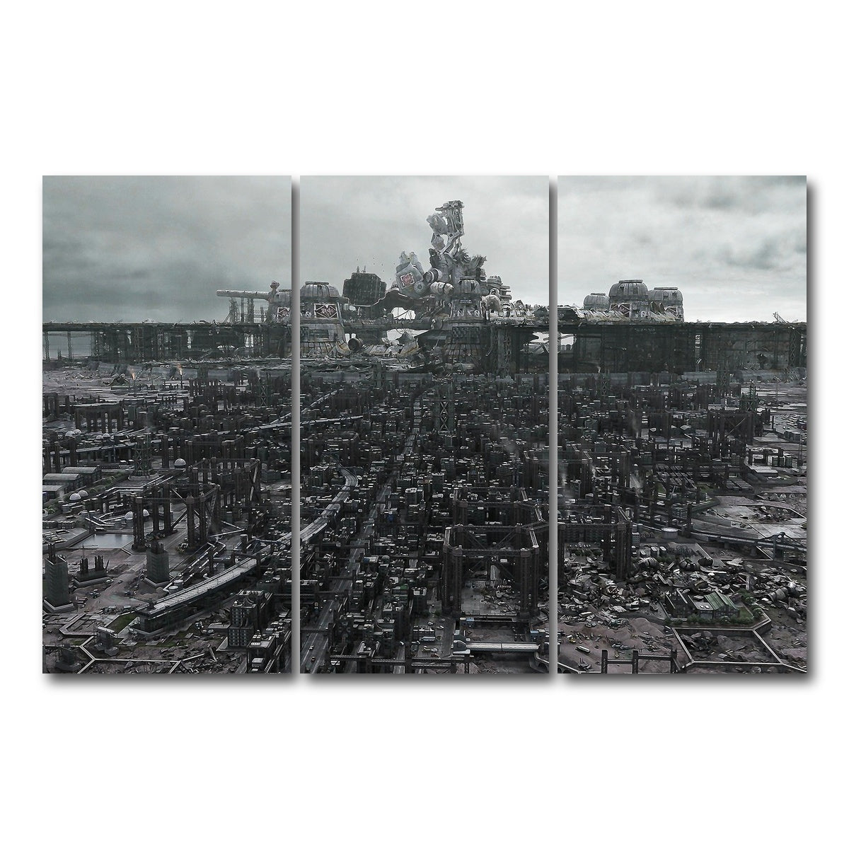 AUTO-MOCKUP WHITE | Midgar | 3 Piece | Gallery Wrap Canvas | group=12x24