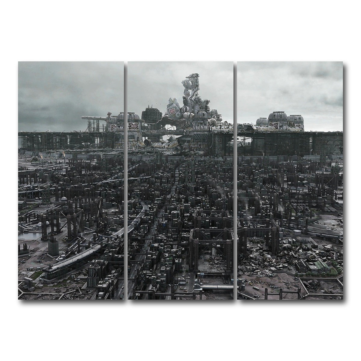 AUTO-MOCKUP WHITE | Midgar | 3 Piece | Gallery Wrap Canvas | group=8x18