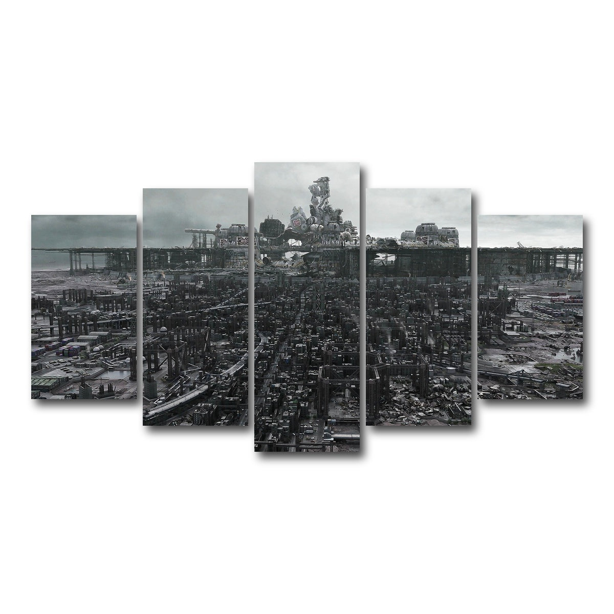 AUTO-MOCKUP WHITE | Midgar | 5 Piece | Gallery Wrap Canvas | group=5_normal