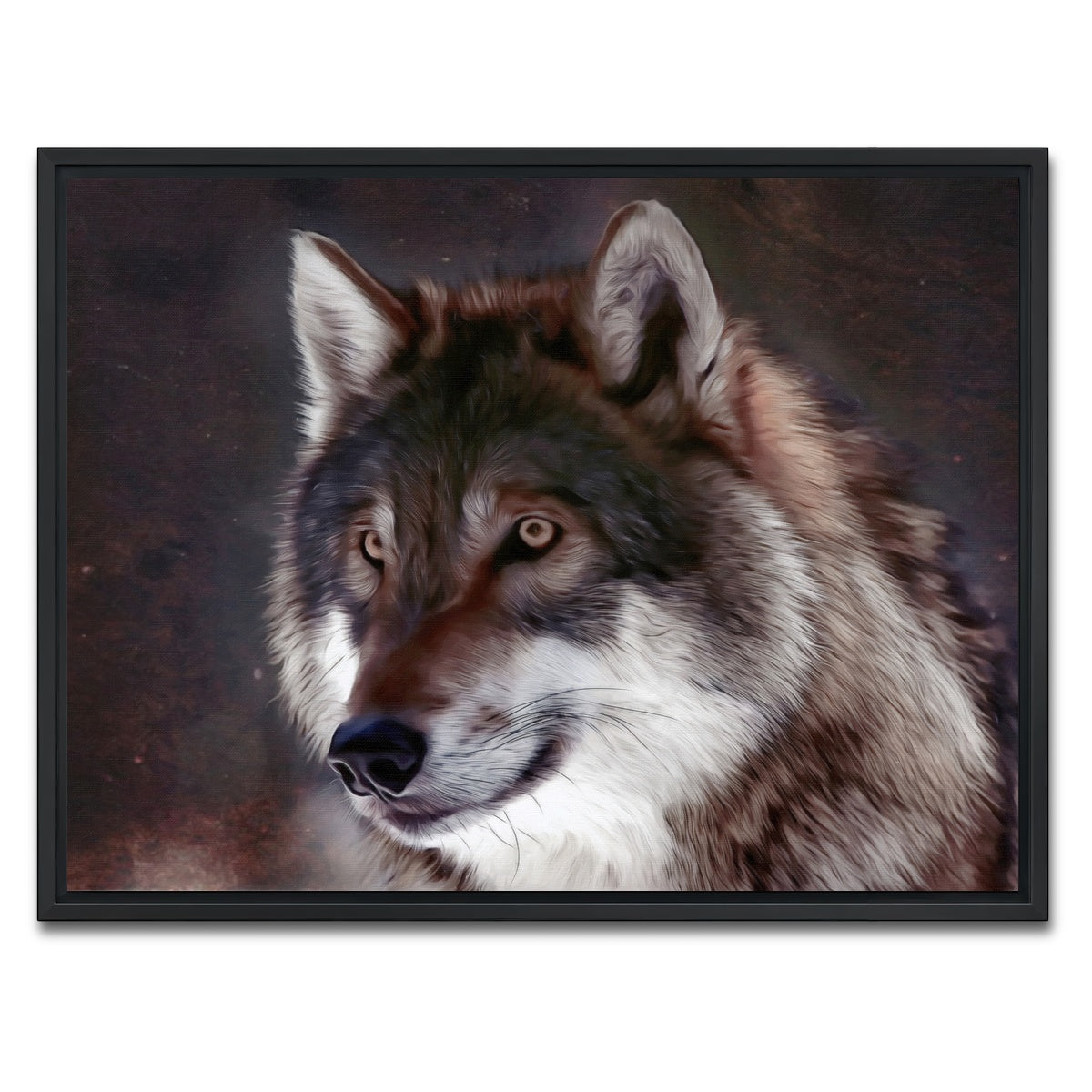 AUTO-MOCKUP WHITE | Midnight Watcher | 1 Piece | Black Framed Canvas | group=4x3