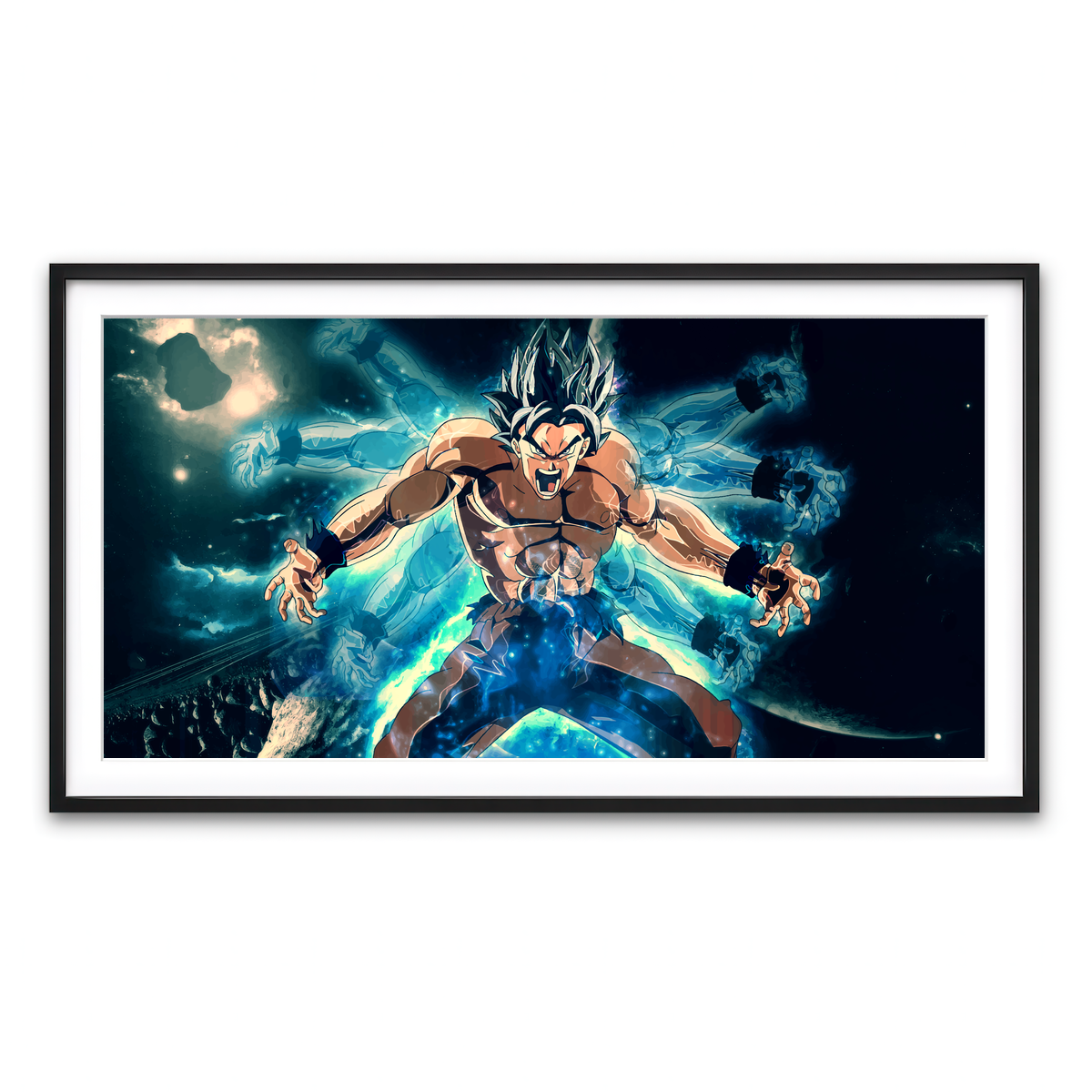 Framed Print 2x1 Black