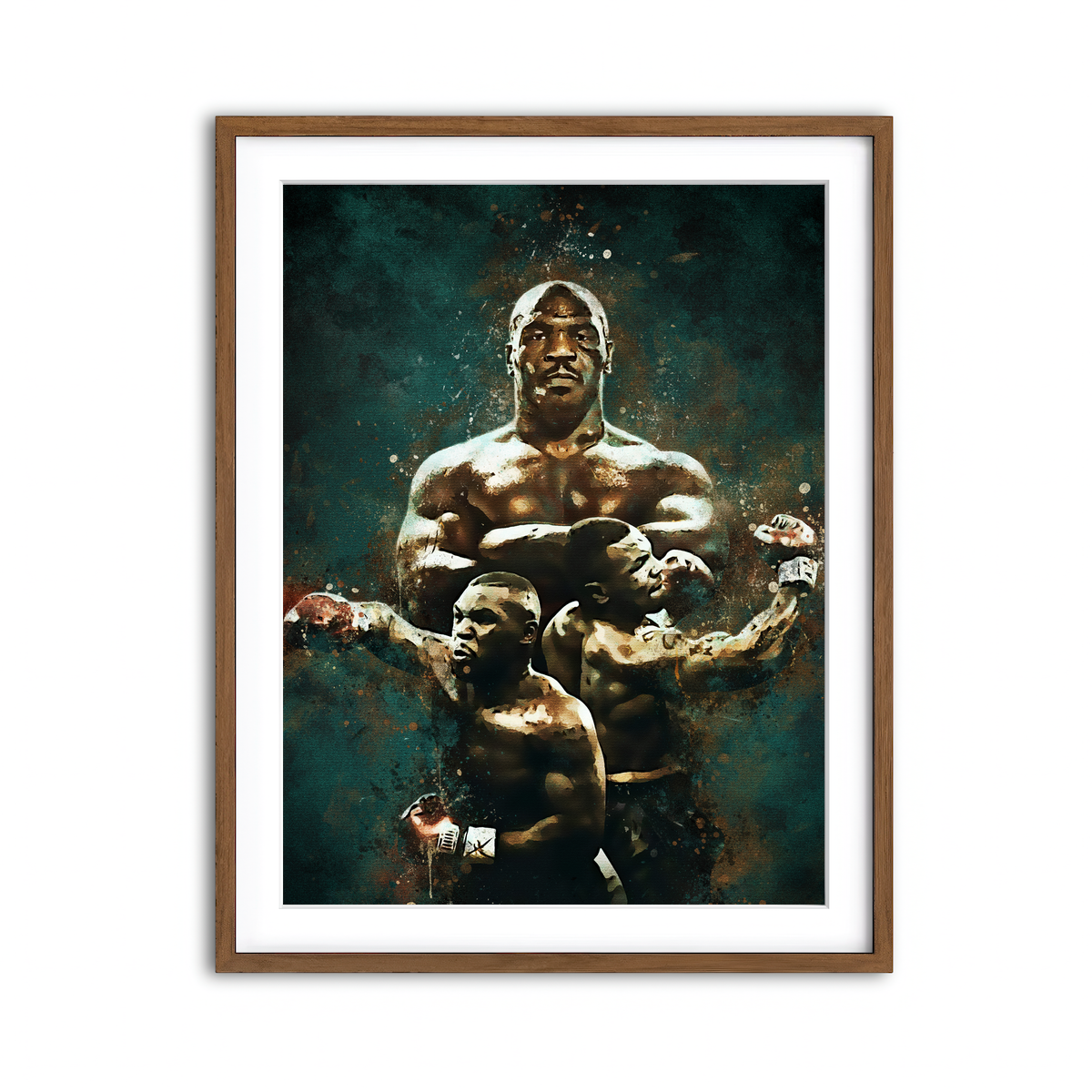 Framed Print 3x4 Walnut