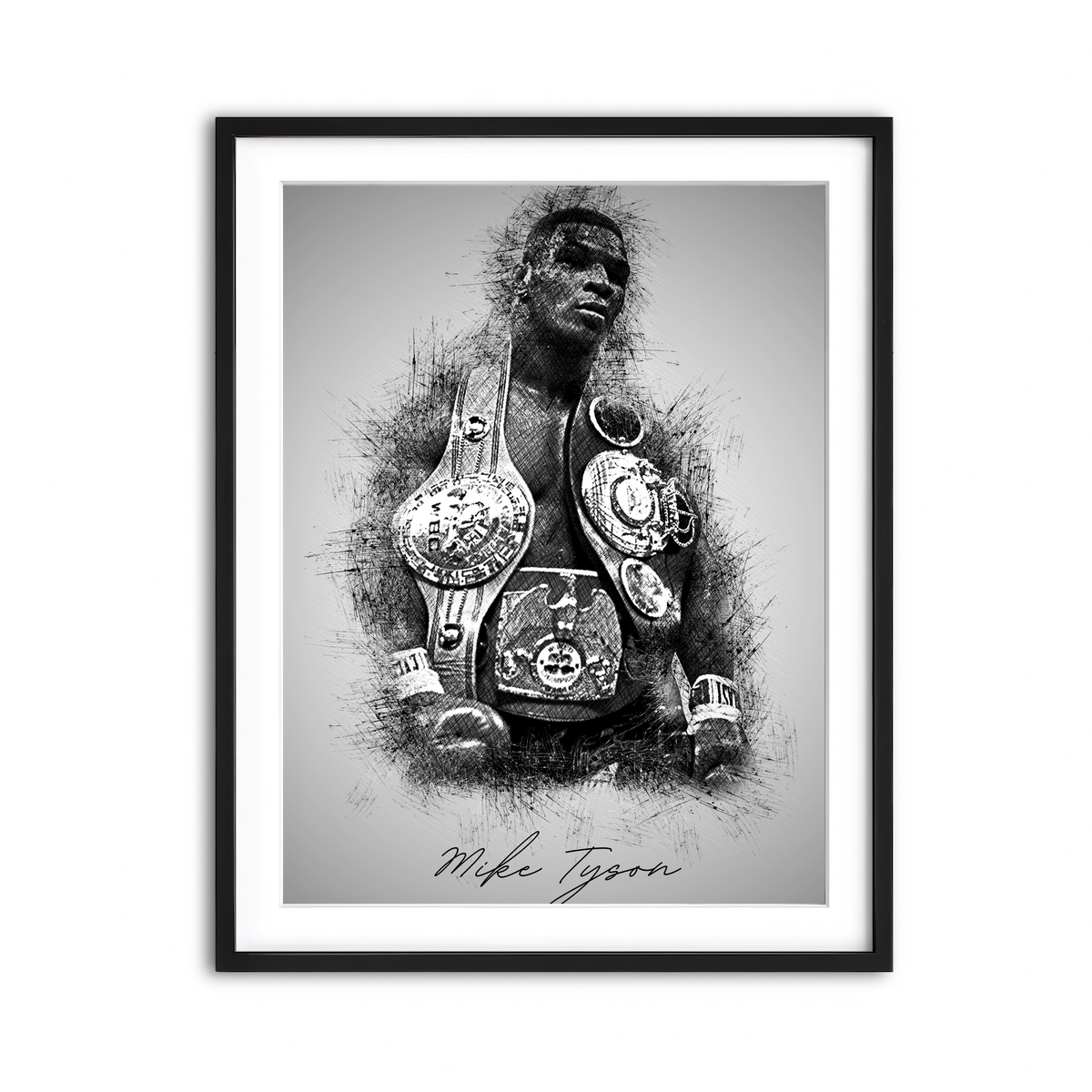 Framed Print 3x4 Black