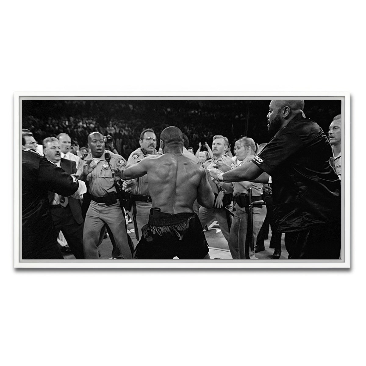 AUTO-MOCKUP WHITE | Mike Tyson | 1 Piece | White Framed Canvas | group=2x1