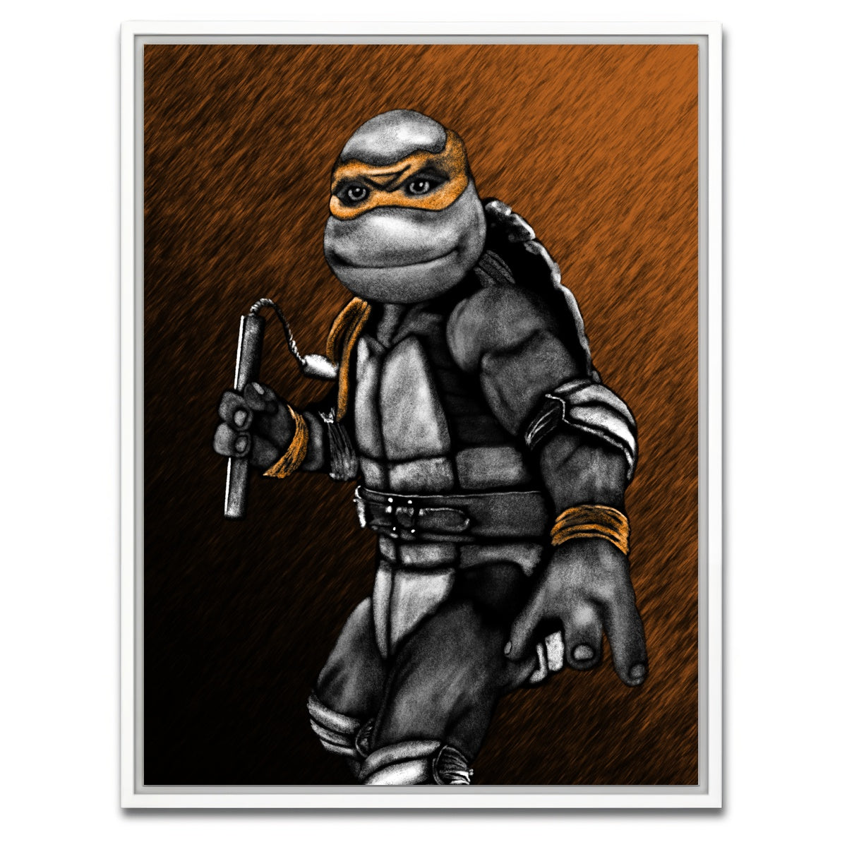 AUTO-MOCKUP WHITE | Mikey | 1 Piece | White Framed Canvas | group=3x4