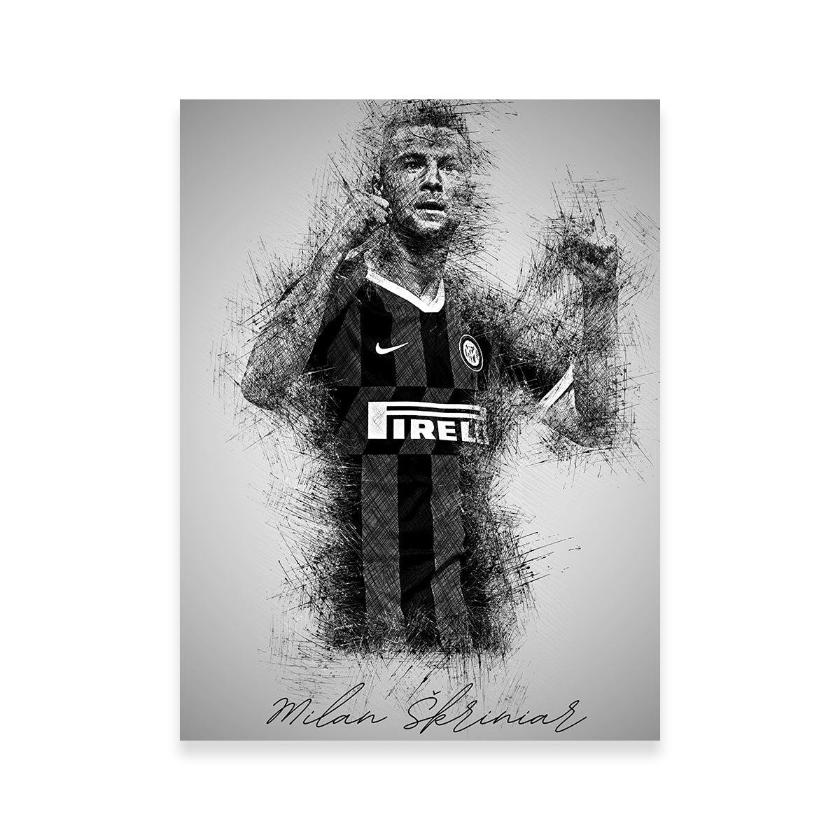 Milan Škriniar Wall Art