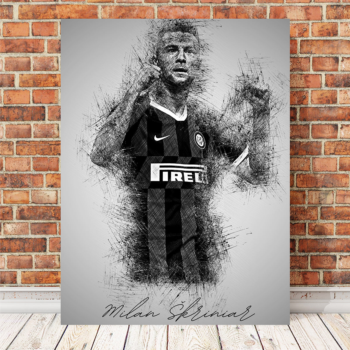 Milan Škriniar Wall Art