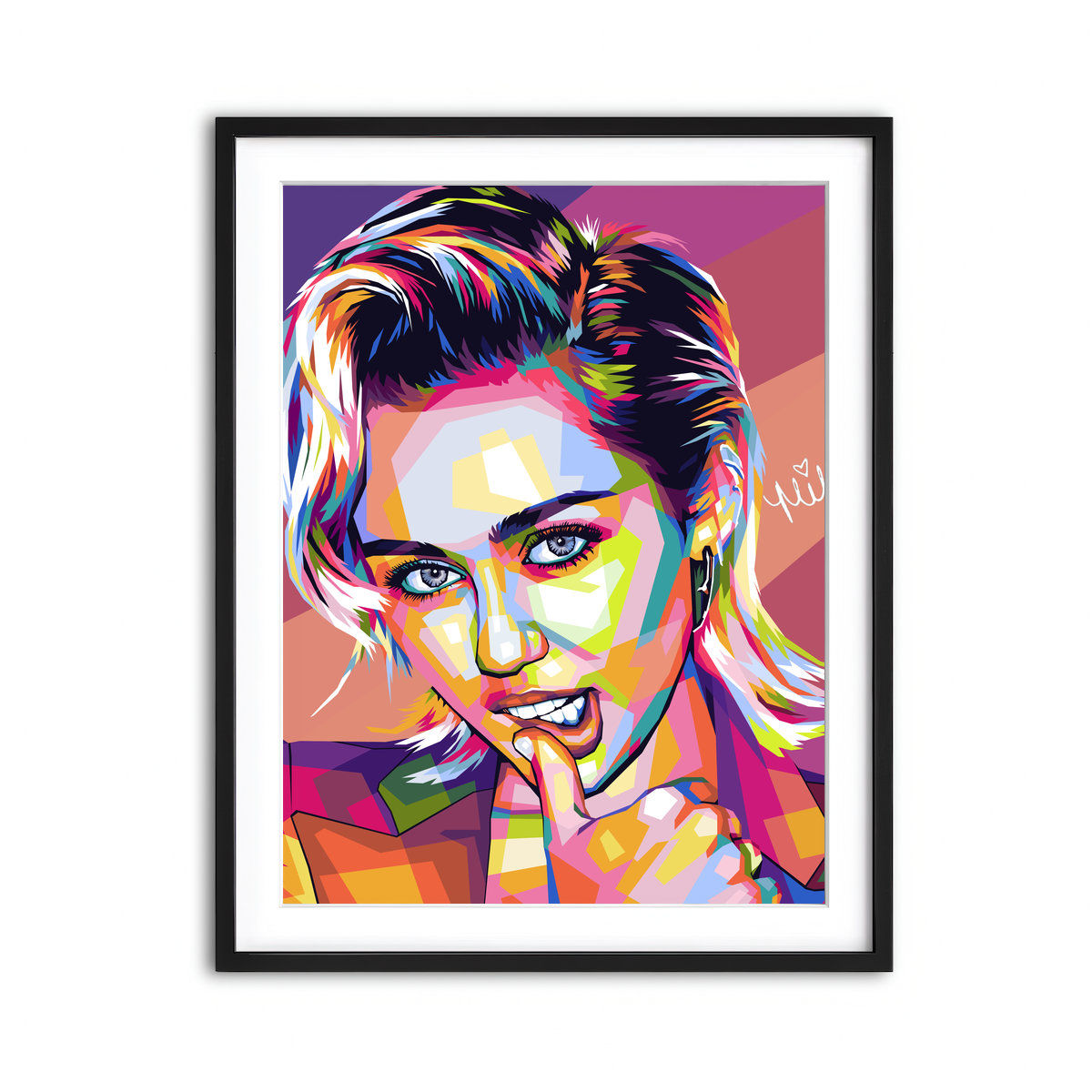 Framed Print 3x4 Black
