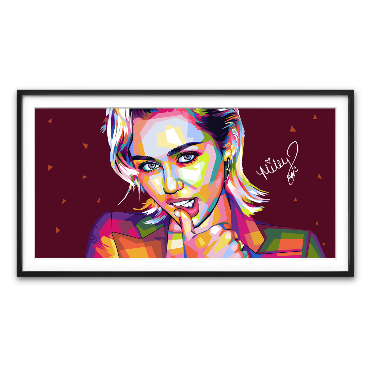 Framed Print 2x1 Black