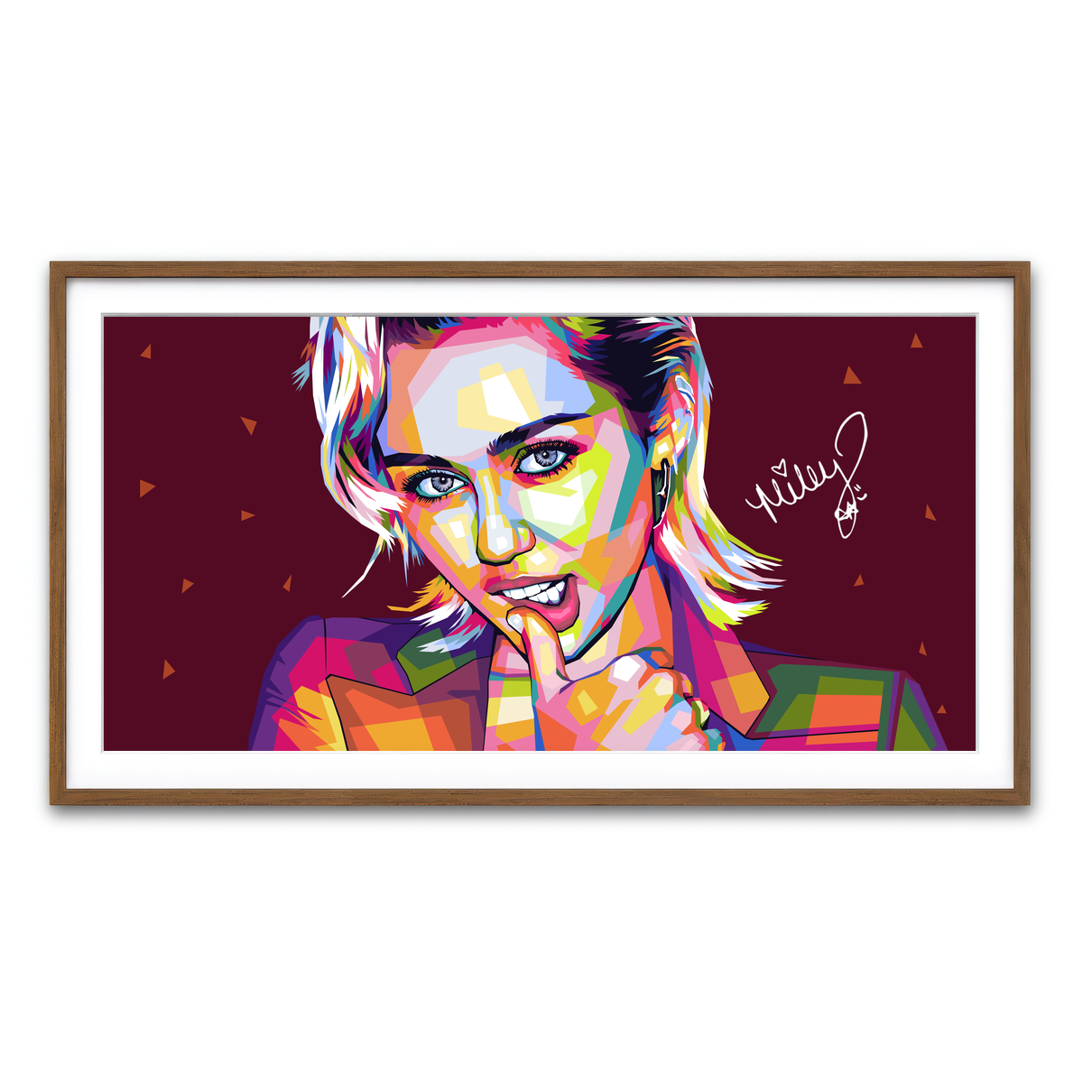 Framed Print 2x1 Walnut