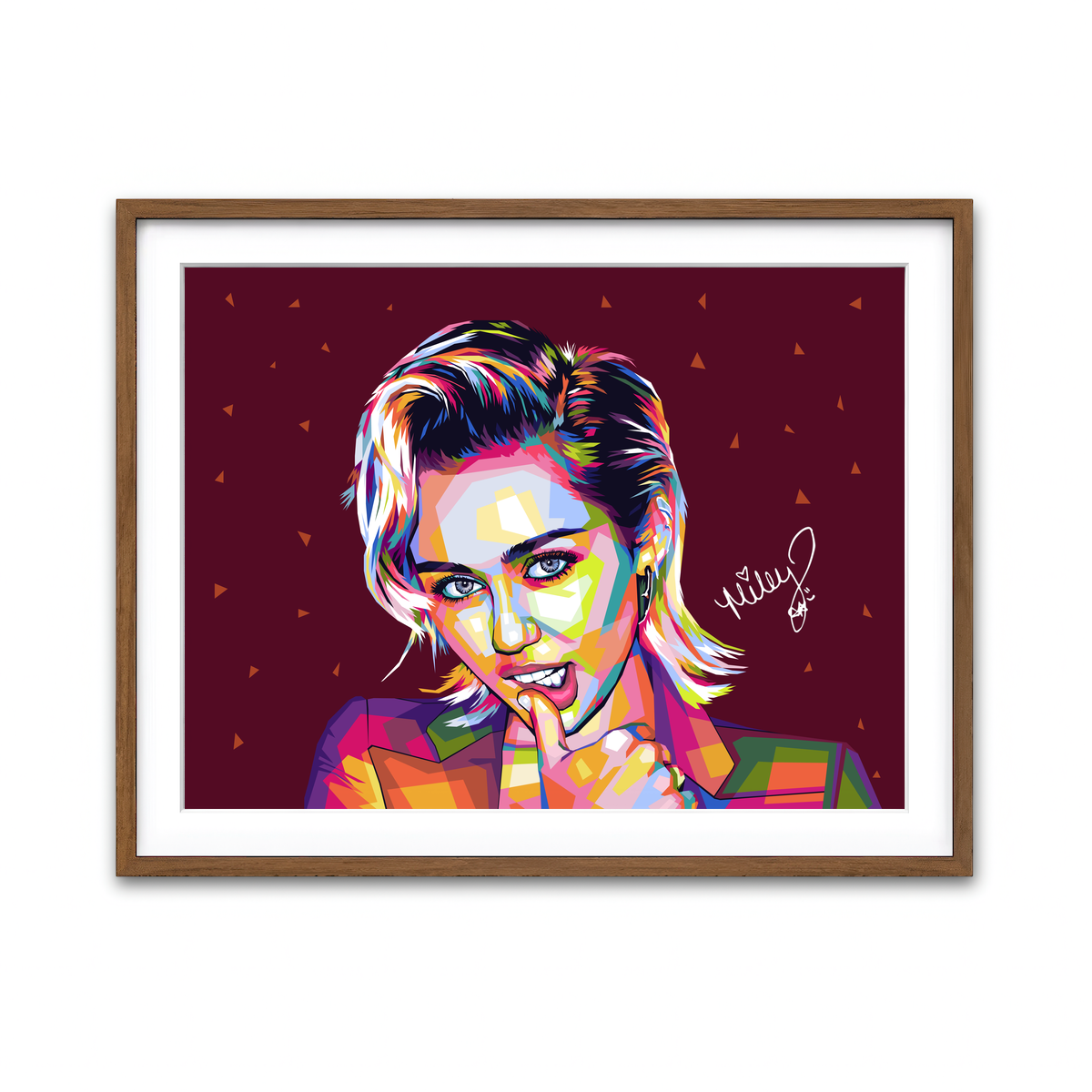 Framed Print 4x3 Walnut