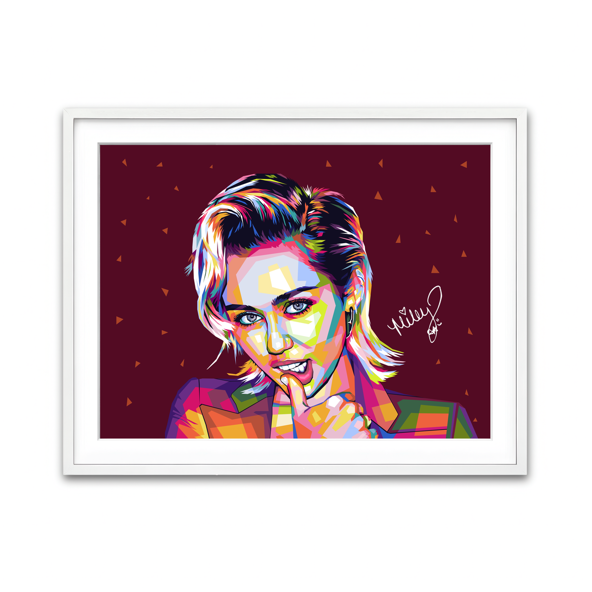 Framed Print 4x3 White